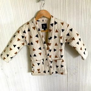 Art Class quilted kimono coat